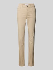 Slim fit jeans met stretch, model 'Cici' van Angels Beige - 1