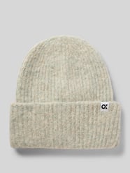 Beanie met labeldetail, model 'Afello' van OPUS - 1