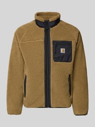 Fleecejack met borstzak, model 'PRENTIS LINER' van Carhartt Work In Progress Beige - 6