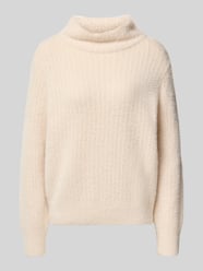 sweter z dzianiny o kroju regular fit ze stójką od monari - 33