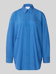 Blouse met strikdetail in koningsblauw - curated by Viky Rader van Style Icon Collection - 2