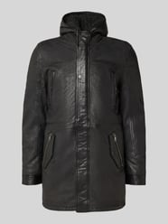 Regular fit jack van echt nubuck van schapenleer, model 'SITKU' van Gipsy - 17