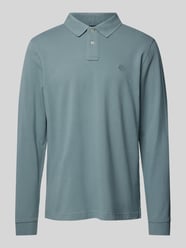 Regular Fit Poloshirt mit Label-Stitching von MCNEAL Blau - 19