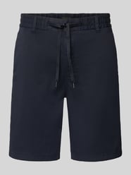 Szorty chino o kroju tapered z mieszanka bawełny od BOSS Orange - 42