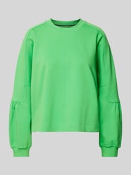 Sweatshirt mit gerippten Abschlüssen von Marc Cain Grün - 31