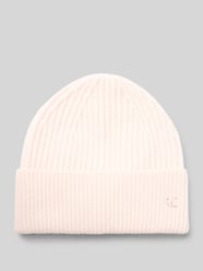 Wollmütze in Strick-Optik Modell 'Metal' von CK Calvin Klein Pink - 19