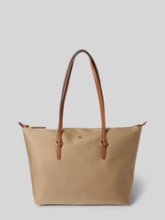 Handtasche mit Label-Applikation Modell 'KEATON' von Lauren Ralph Lauren Braun - 9