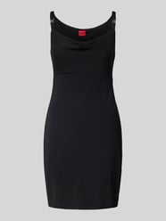 Minikleid mit Wasserfall-Ausschnitt Modell 'Kirala' von HUGO - 46