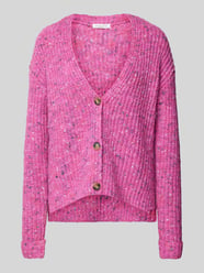 Cardigan mit V-Ausschnitt von Christian Berg Woman Pink - 10