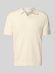 Regular Fit Poloshirt aus Baumwoll-Leinen-Mix Modell 'LINO' von SELECTED HOMME - 25