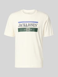 T-shirt mit Label-Print Modell 'FREDERIKSBERG' von JACK & JONES - 4
