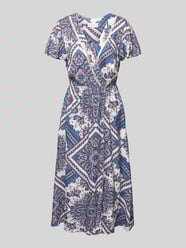 Midikleid mit V-Ausschnitt von Apricot - 4