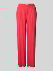 Straight leg stoffen broek met elastische band, model 'MARRAKECH' van ICHI - 21