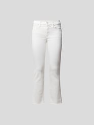 Mid Rise Jeans im Straight Fit von Mother Weiß - 33