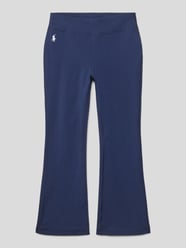 Sweatpants mit Logo-Stitching von Polo Ralph Lauren Kids Blau - 30