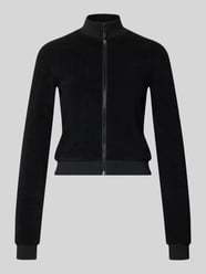 Slim fit sweatjack met opstaande kraag model 'LAUDOMIA' van GUESS Activewear - 2