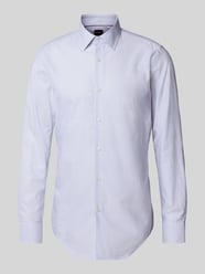 Slim Fit Businesshemd aus Lyocell-Baumwoll-Mix Modell 'HANK' von BOSS - 46