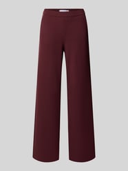 Wide Leg Hose mit Eingrifftaschen Modell 'Palina' von Raffaello Rossi Bordeaux - 36