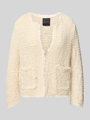 Strickjacke mit V-Ausschnitt von Marc Cain Beige - 2