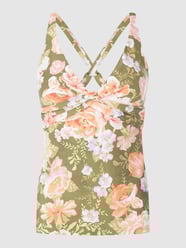 Tankini-Oberteil mit variablen Trägern  von Seafolly Oliv - 32