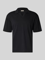 Koszulka polo o pudełkowym kroju z mieszanki bawełny model 'CASPIAN AIRLEX' od ONLY & SONS - 25