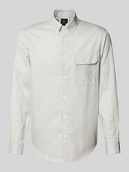 Regular Fit Business-Hemd mit Brusttasche Modell 'CAMICIA' von ARMANI EXCHANGE Weiß - 6