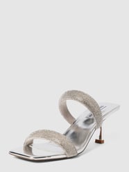 Sandaletten mit Strasssteinbesatz Modell 'NOTCH' von Steve Madden Silber - 22