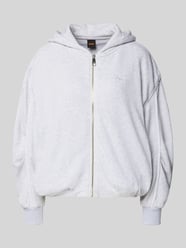 Regular Fit Sweatjacke aus Baumwoll-Mix Modell 'C_ELENDY' von BOSS Orange - 40