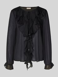 Regular fit blouse met ruches, model 'Ditte' van FREE/QUENT - 11