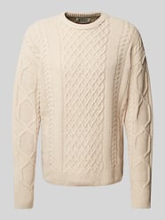 Strickpullover mit Rundhalsausschnitt von Scotch & Soda Beige - 9