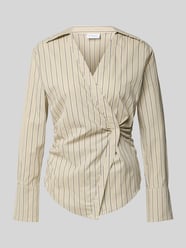 Slim Fit Bluse in Wickel-Optik von COMMA - 2