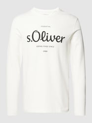 Longsleeve mit Label-Print von s.Oliver RED LABEL Weiß - 9