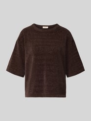 relaxed fit t-shirt in tricotlook model 'Tempo' van FREE/QUENT - 36