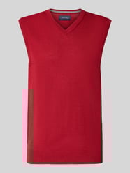 Strickshirt aus Merino-Mix mit V-Ausschnitt von Christian Berg Men - 34