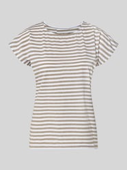 damski t-shirt o kroju regular fit z okrągłym dekoltem od G.I.G.A. DX - 27