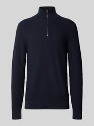 Krój regular fit troyer z czystej Bawełna Model 'H-ULICIO' od BOSS - 15