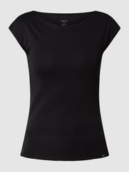 Shirt met stretch van Marc Cain Blauw / turquoise - 45