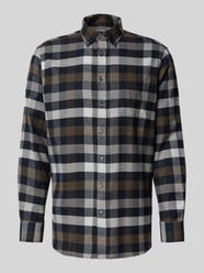 Regular fit vrijetijdsoverhemd van biologische katoenmix van Christian Berg Men - 27