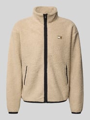 Relaxed Fit Fleecejacke in Teddyfleece-Optik von Tommy Jeans Beige - 5