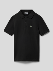 Poloshirt mit Logo-Detail von Lacoste Schwarz - 10