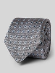 Krawatte mit Label-Detail von BOSS Grau - 20