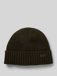 Beanie mit Label-Badge von Barbour Grün - 28