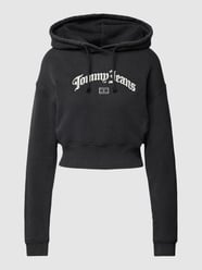Korte hoodie met capuchon van Tommy Jeans Zwart - 35