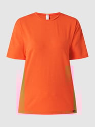 T-shirt met katoen  van Skiny Oranje - 28