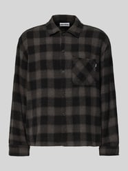 Karohemd in verkürztem Schnitt mit Brusttasche von REVIEW - 38