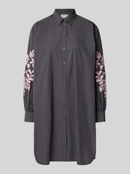 Knielanges Hemdblusenkleid mit Stitchings von Jake*s Casual - 34