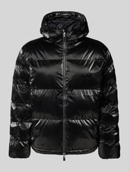 Steppjacke mit Zweiwege-Reißverschluss von EA7 Emporio Armani Schwarz - 42