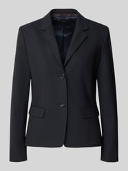 Slim fit blazer van mix van scheerwol en elastaan met paspelzakken van windsor. - 2