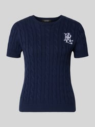 Gebreide pullover met geribde boorden Model 'EYELAH' van Lauren Ralph Lauren - 28