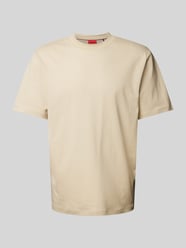 T-Shirt mit Label-Print Modell 'Dapolino' von HUGO Beige - 42